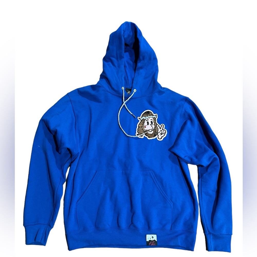 1stClass royal blue hoodie, size medium.